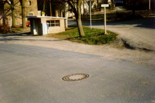 Vor der Dorfplatzgestaltung